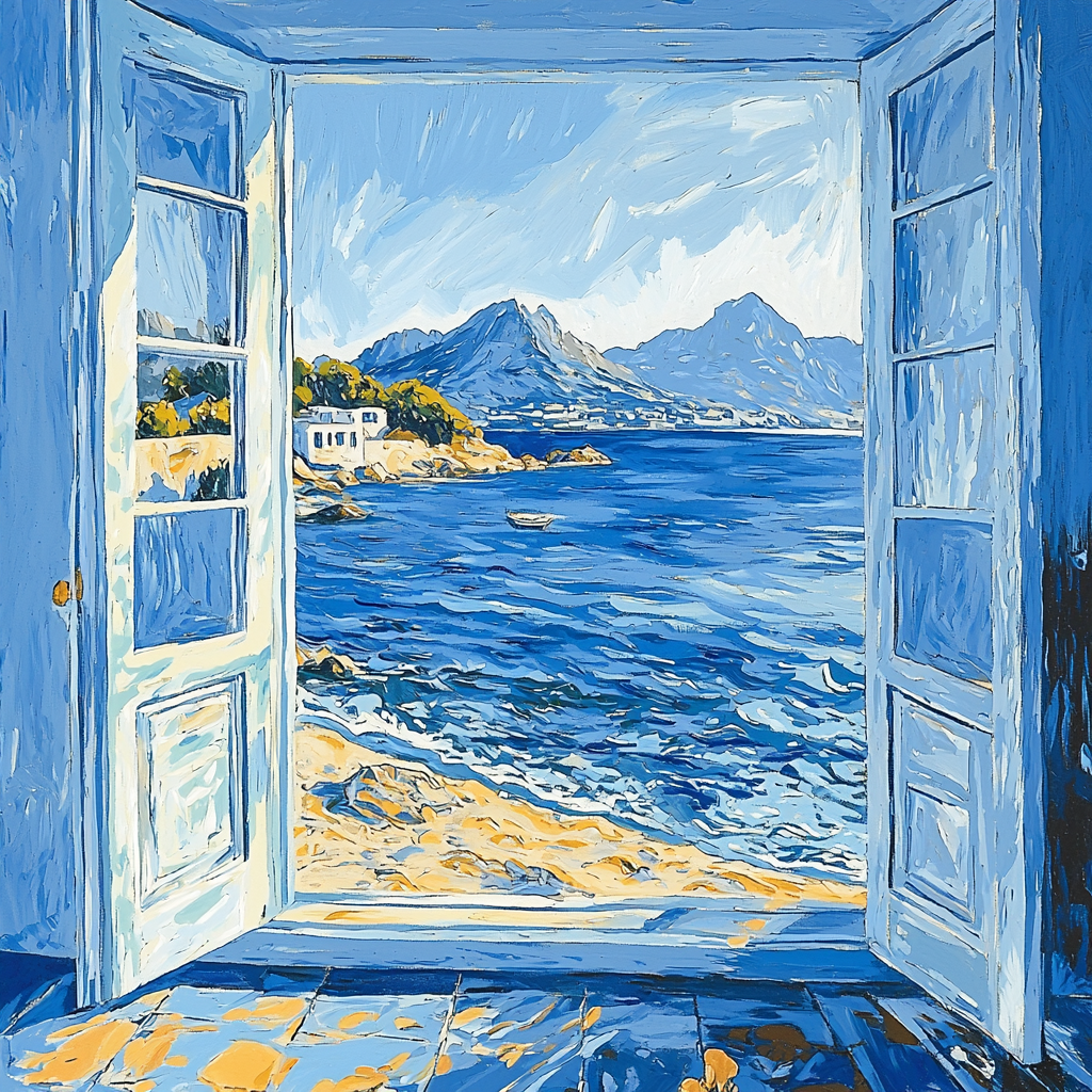Henri Matisse Inspired Aegean Enchantment Numbered Painting Kits