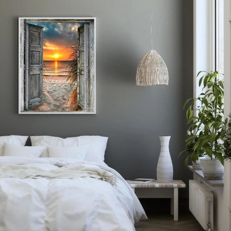 Sunrise Scenery Themed Paint by Numbers Kit
