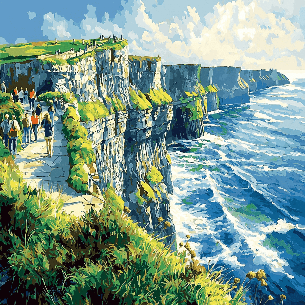 The Cliffs Of Moher DIY Paint By Numbers