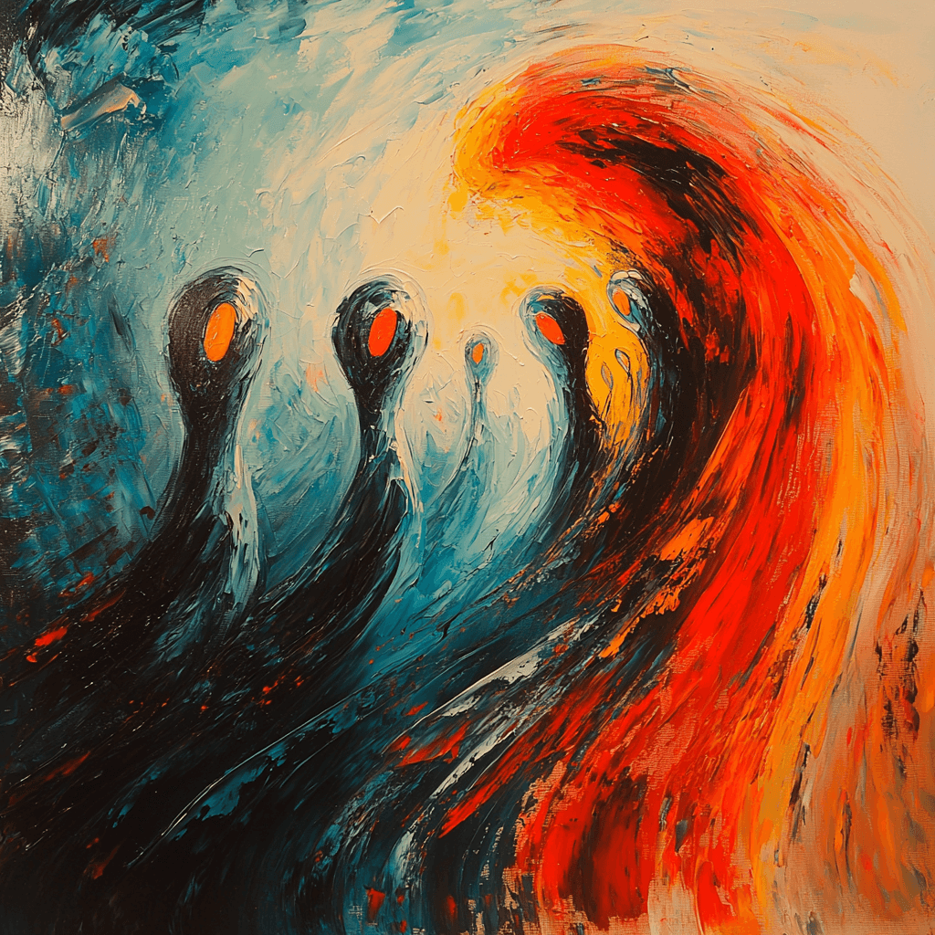 Edvard Munch Inspired Emotional Expressions Paint By Numbers Art