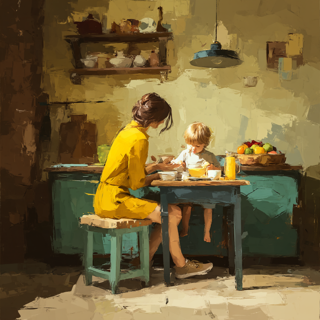 Mornings Together Painting By Numbers Kit