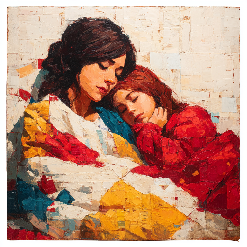 A Mother's Quilt Of Memories Paint By Numbers Art