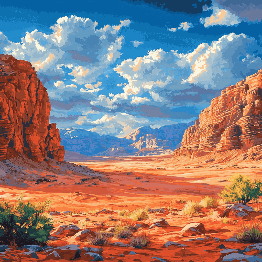 Wadi Rum - Jordan Paint By Number