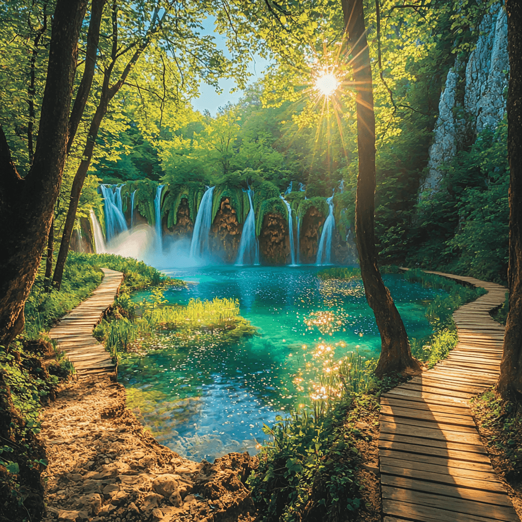 Plitvice Lakes National Park Paint By Number
