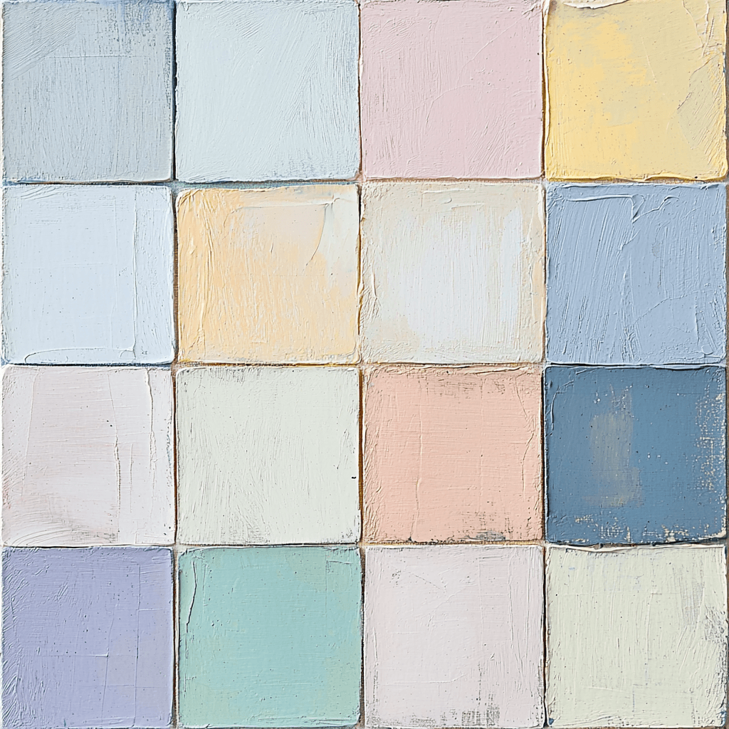 Agnes Martin Inspired Urban Zen Paint By Color
