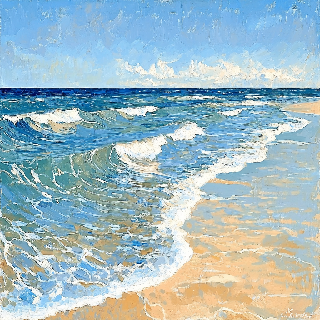 Paul Cézanne Inspired Breezy Coastal Bliss Paint By Number