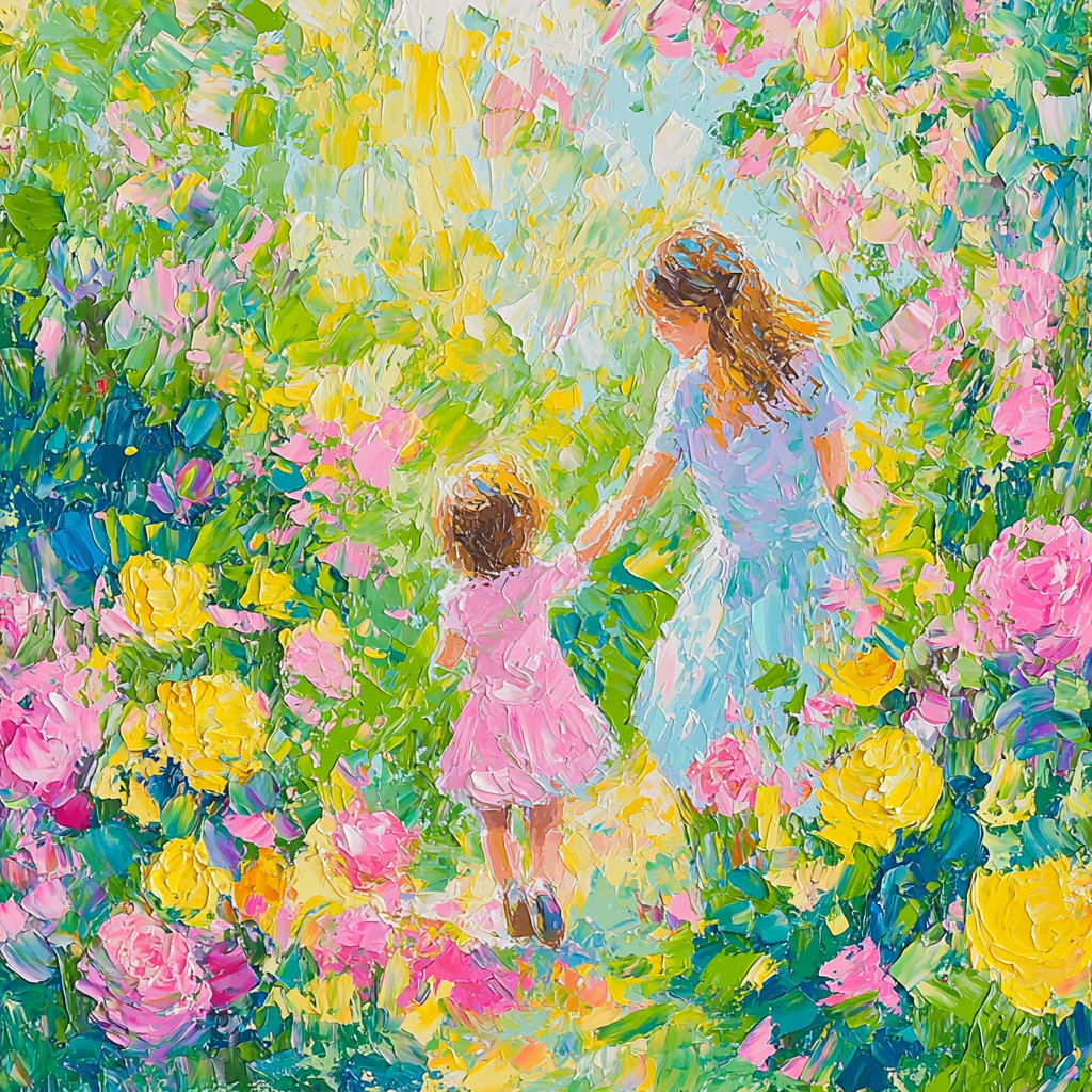 In The Heart Of The Garden Painting Number Kit