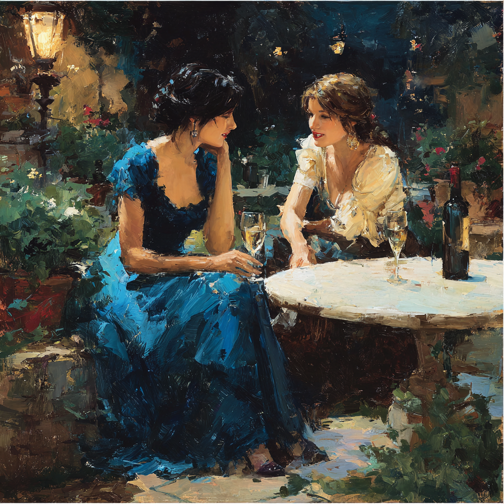 John Singer Sargent Inspired Evening Soirée paint by numbers
