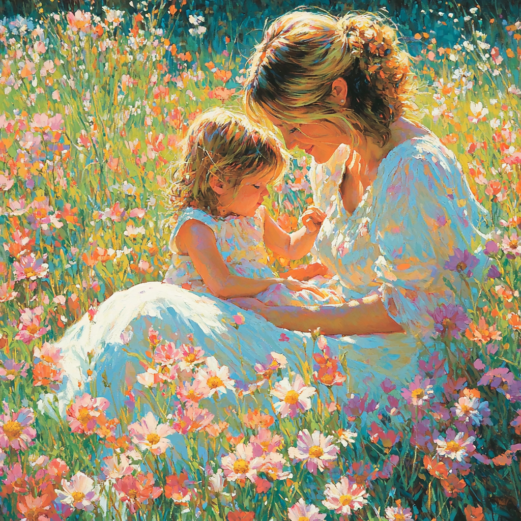 Daydreaming In Petals Painting Number Kit