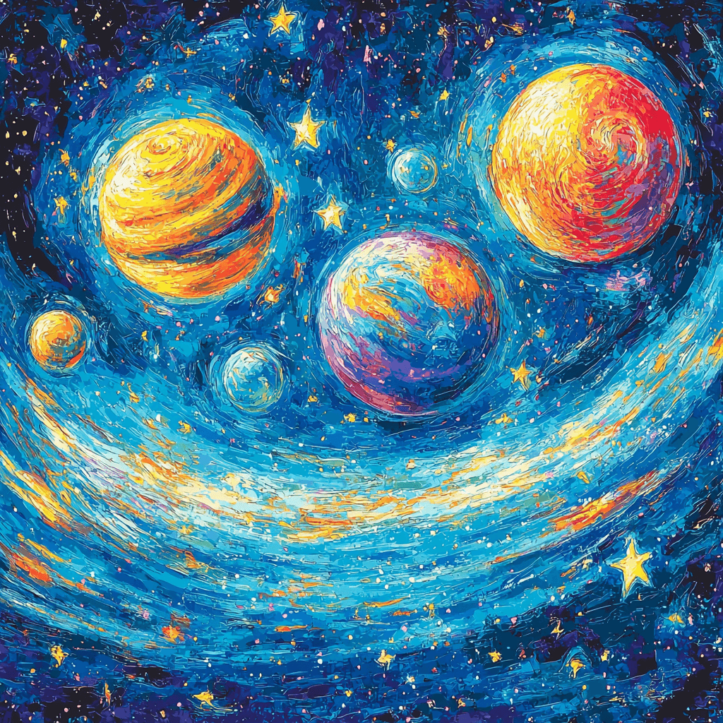 Munch Inspired Solar Symphony Numbered Painting Kits