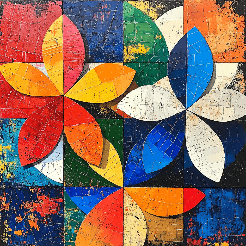 Damien Hirst Inspired Hirst's Floral Illusion Paint By Numbers