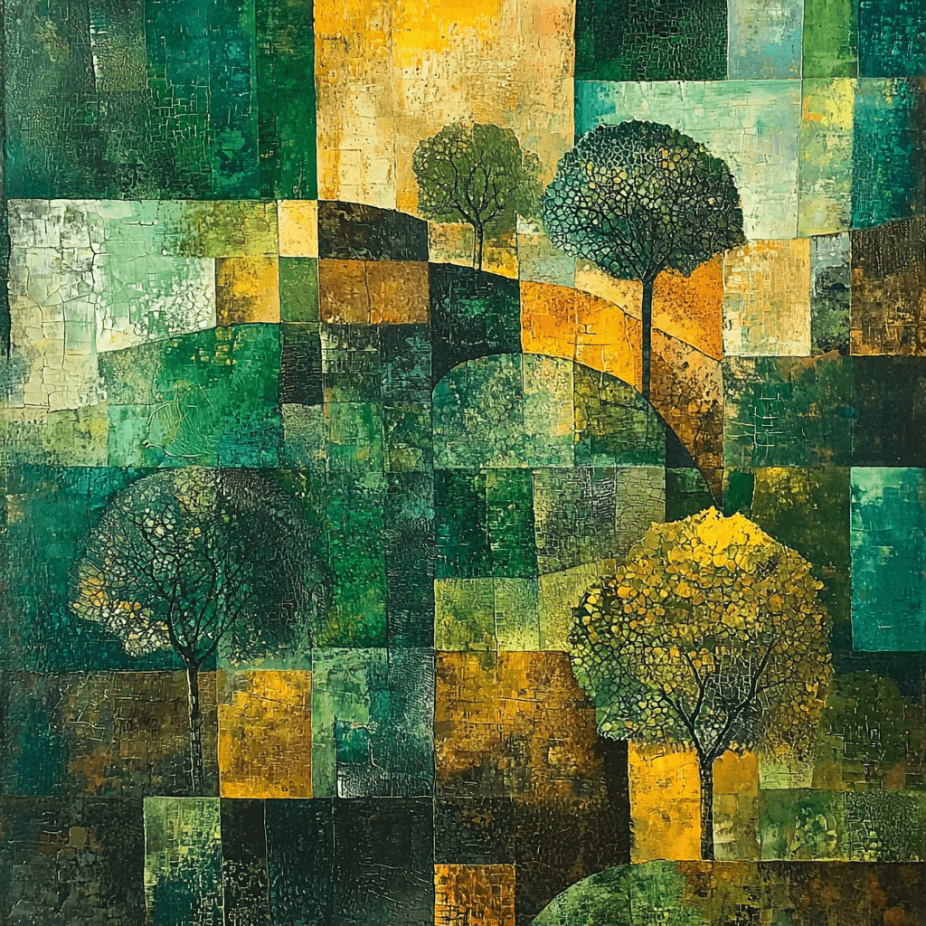 Paul Cézanne Inspired Harmonious Echoes Of Nature Painting By Numbers Kit