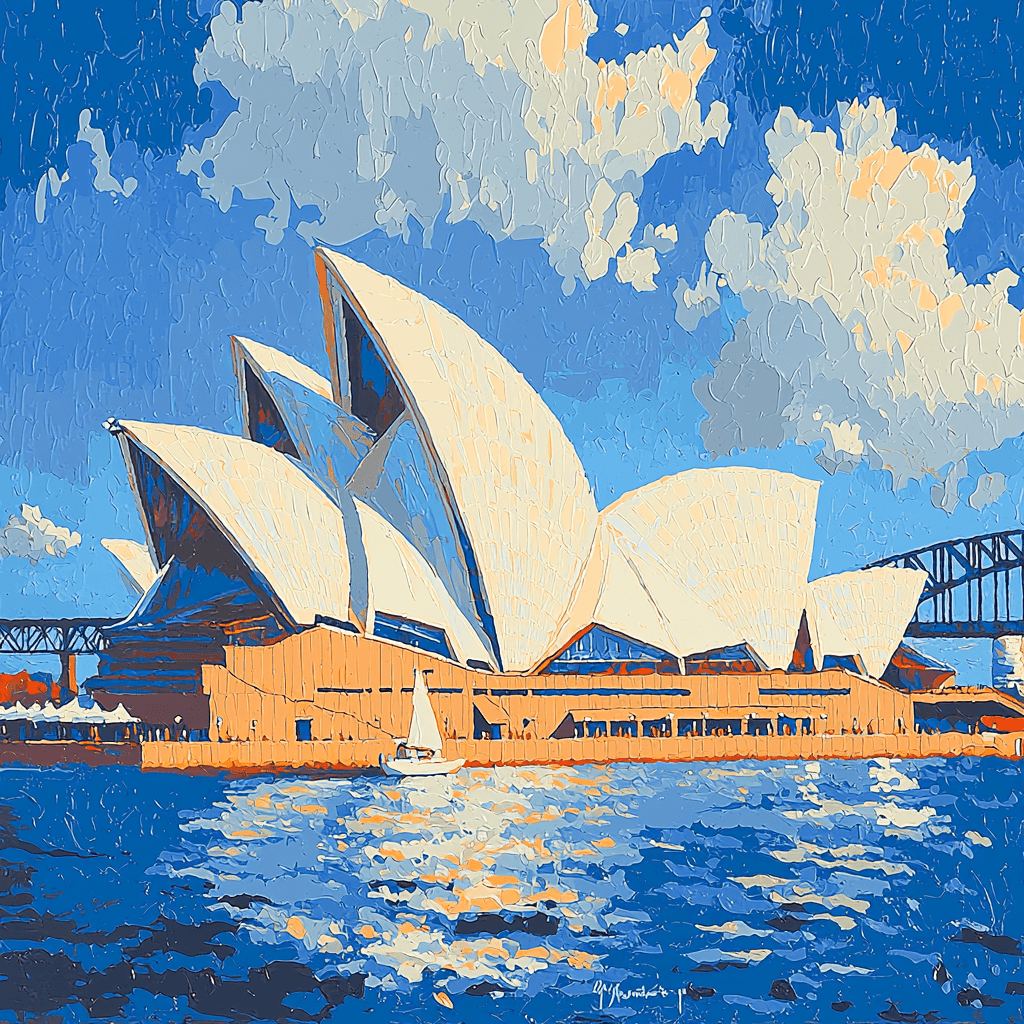Sydney Opera House - Australia Paint By Numbers Kits