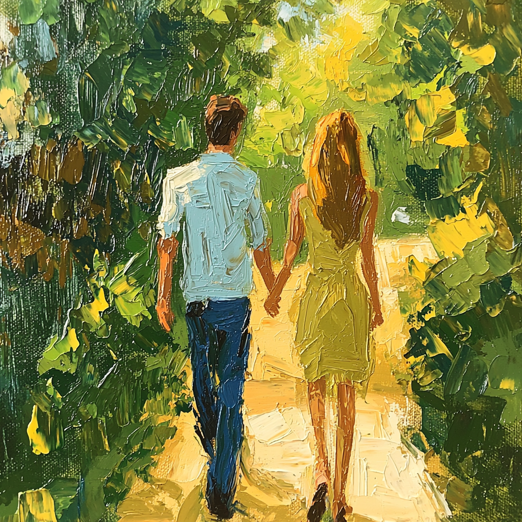 Holding Hands, Heart To Heart Paint By Numbers Kits