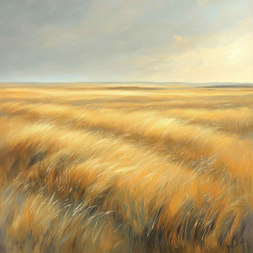 Zhao Mengfu Inspired Wind Song Plains Number painting