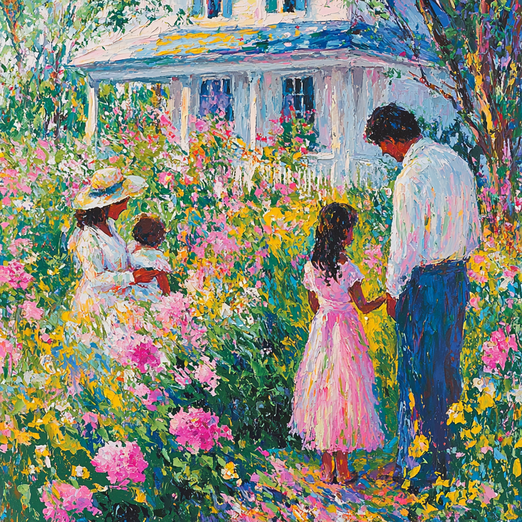 Nurturing Blossoms Paint By Color