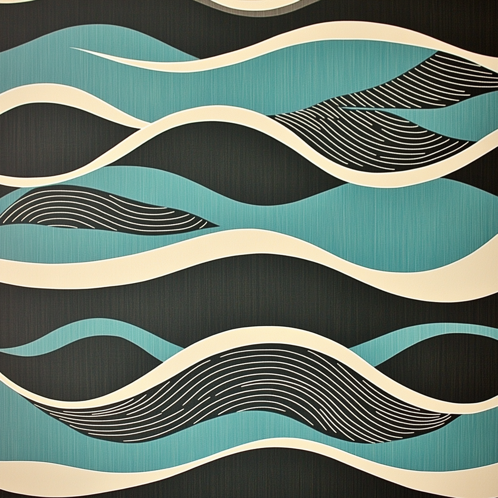 M.C. Escher Inspired Tessellated Tides Painting by numbers kit