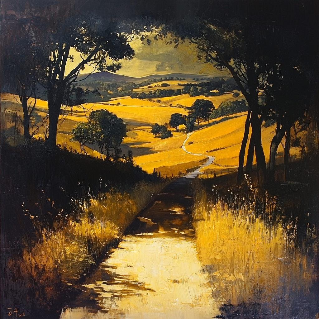 Caravaggio Inspired Tension In Tranquility Paint By Color