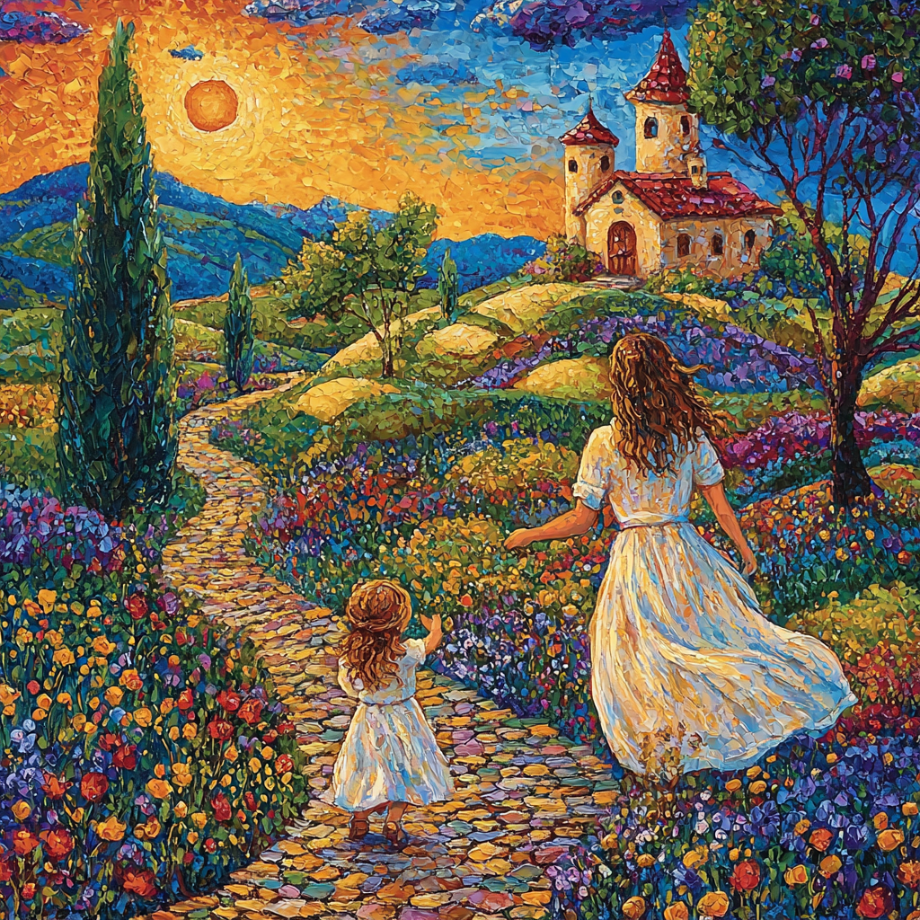A Whimsical Journey Number Painting