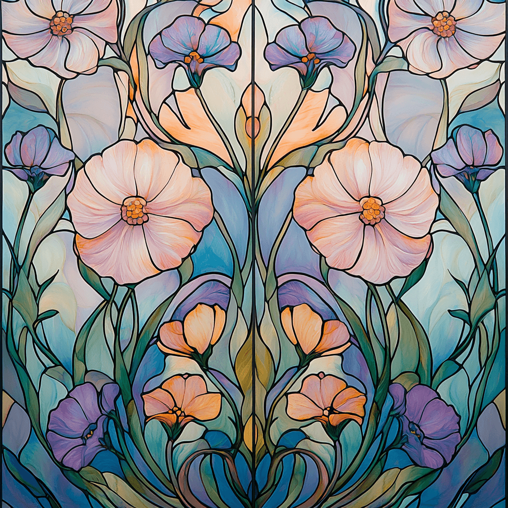 Alphonse Mucha Inspired Graceful Symphony Numbered Painting Kits