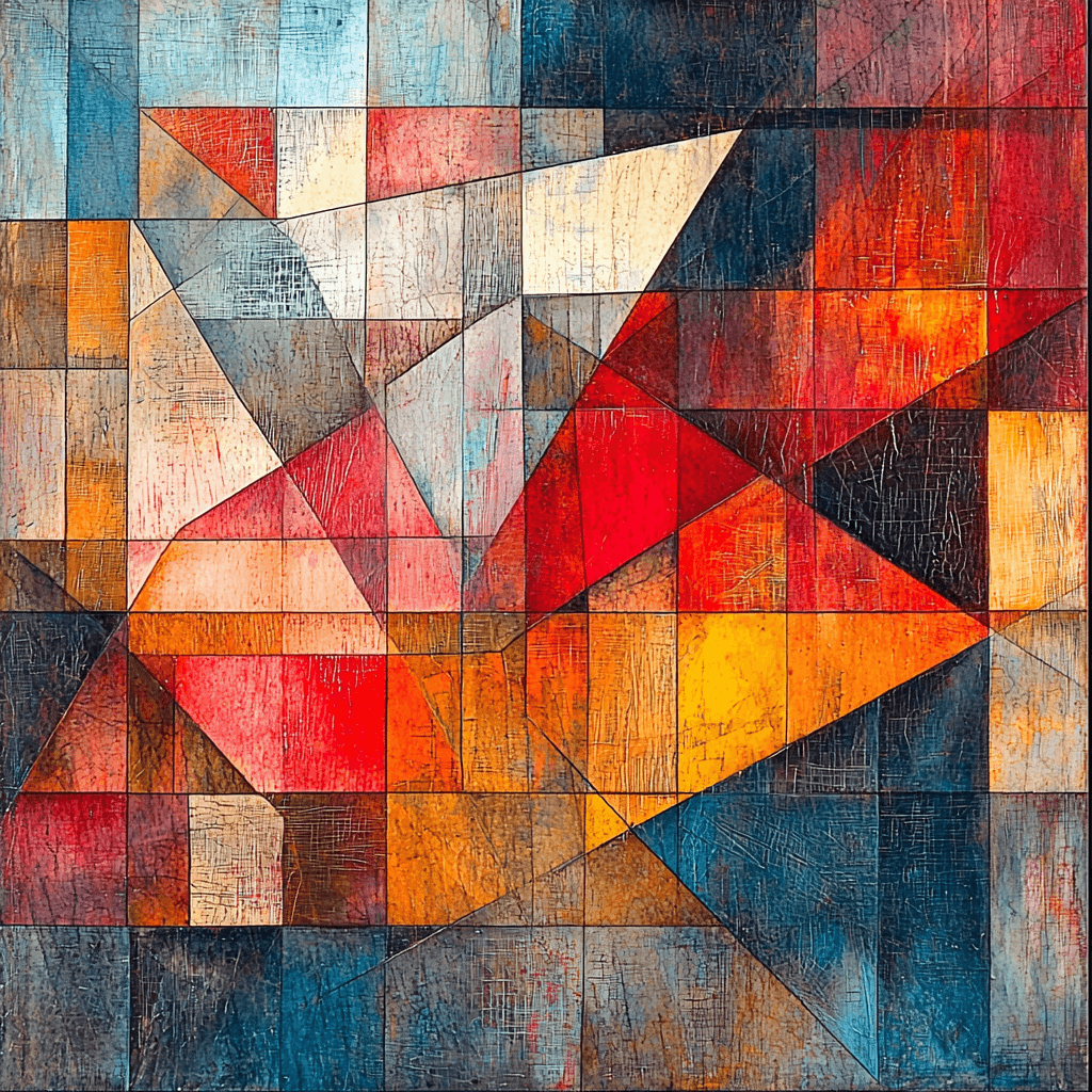 Paul Klee Inspired Rhythm Of Forms Paint By Numbers Art
