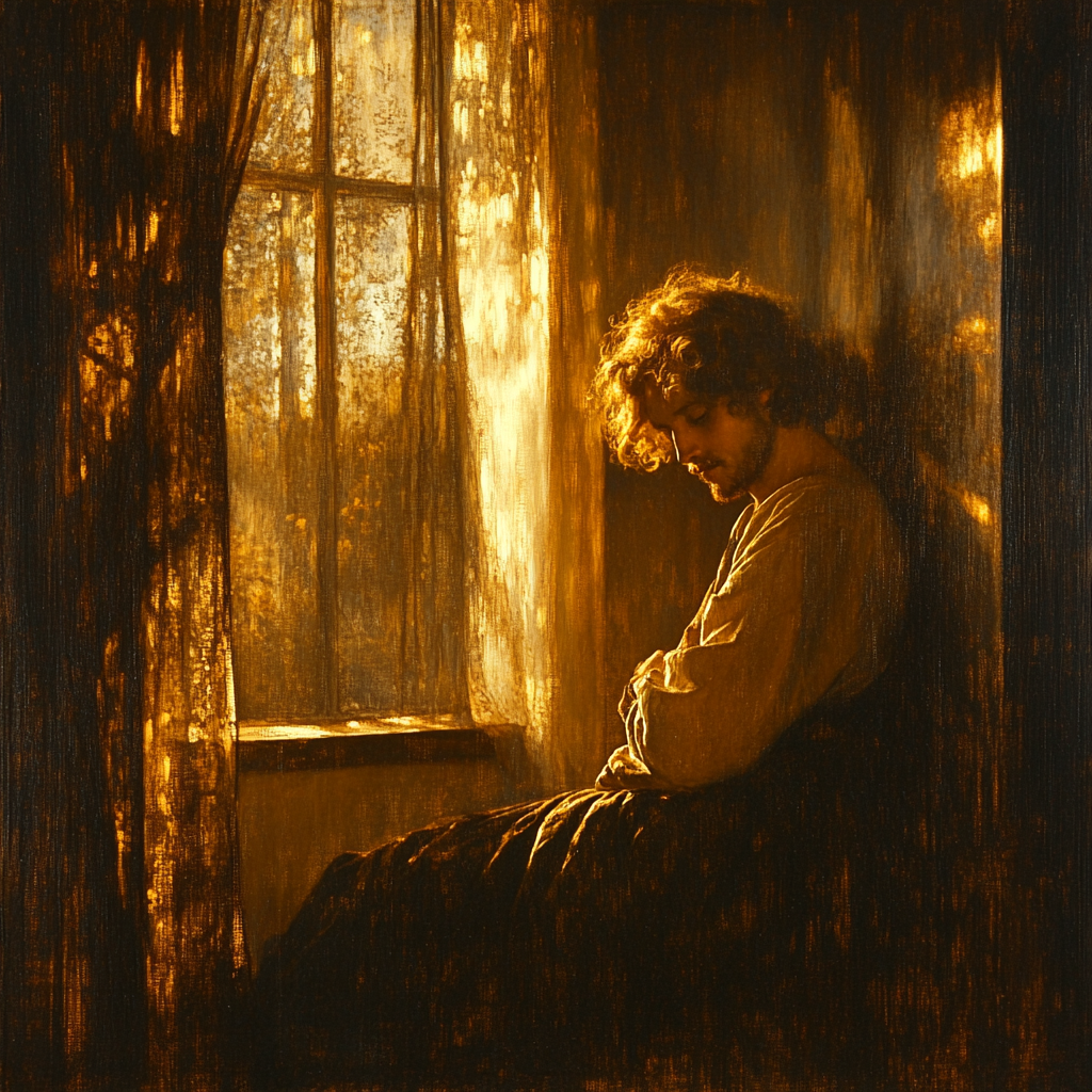 Rembrandt Inspired Dramatic Light DIY paint by numbers