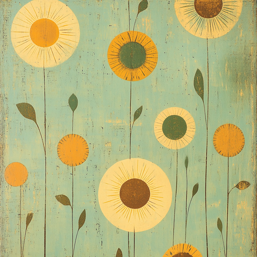 Paul Klee Inspired Clockwork Meadow Numbered painting kits