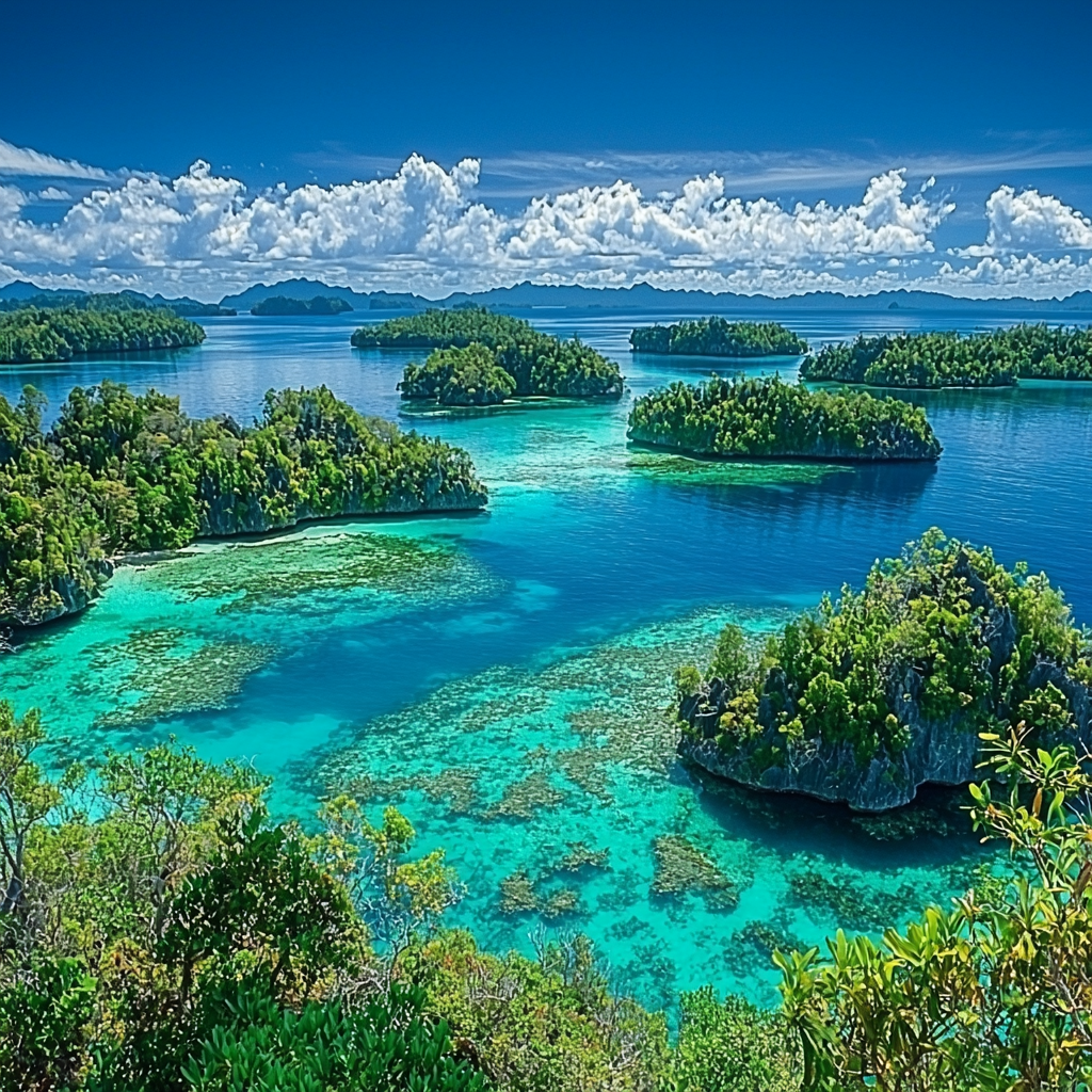 Raja Ampat Islands - Indonesia Paint By Numbers