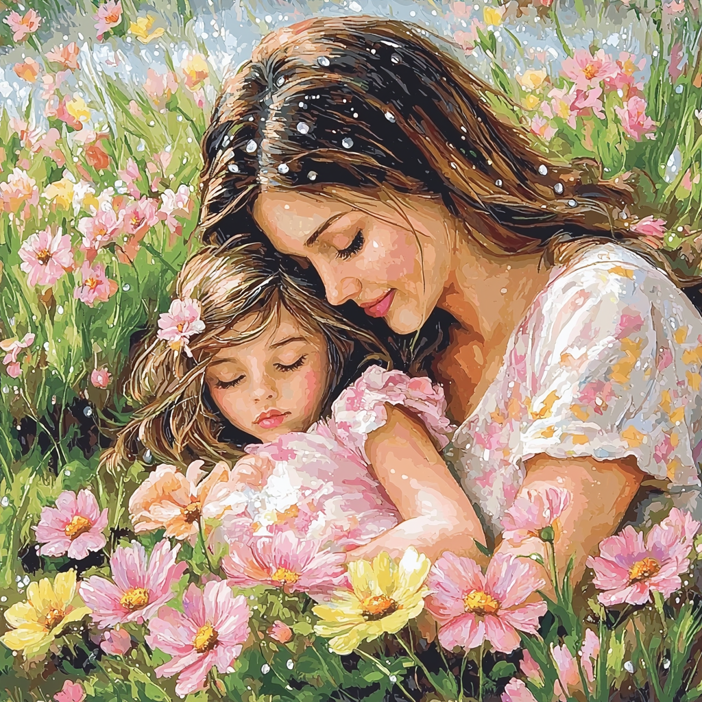 Gentle Garden Mornings Painting Number Kit