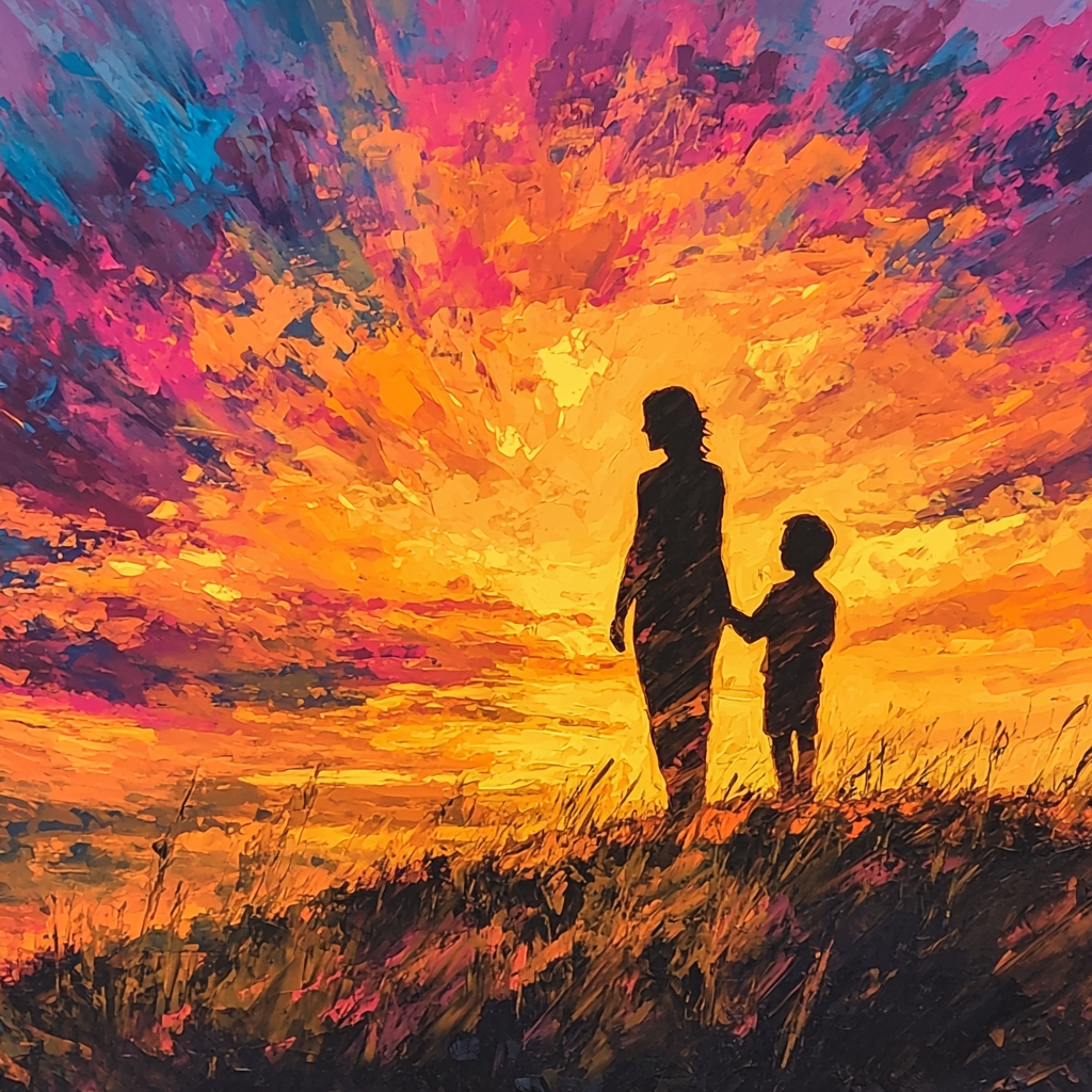 Eternal Bond At Sunset Paint By Numbers Kits