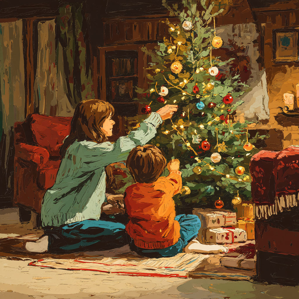 Holiday Traditions Number Painting