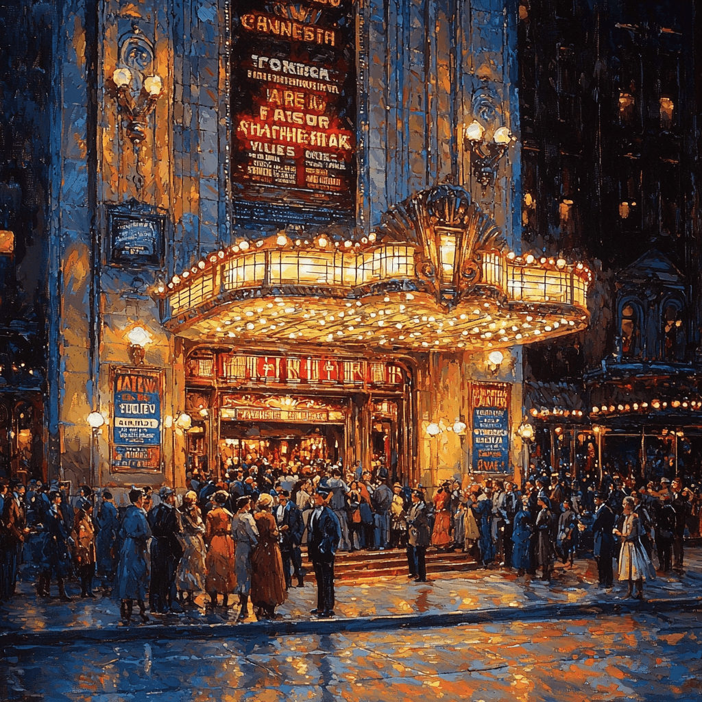 The Coolidge Corner Theatre - Boston Painting Number Kit