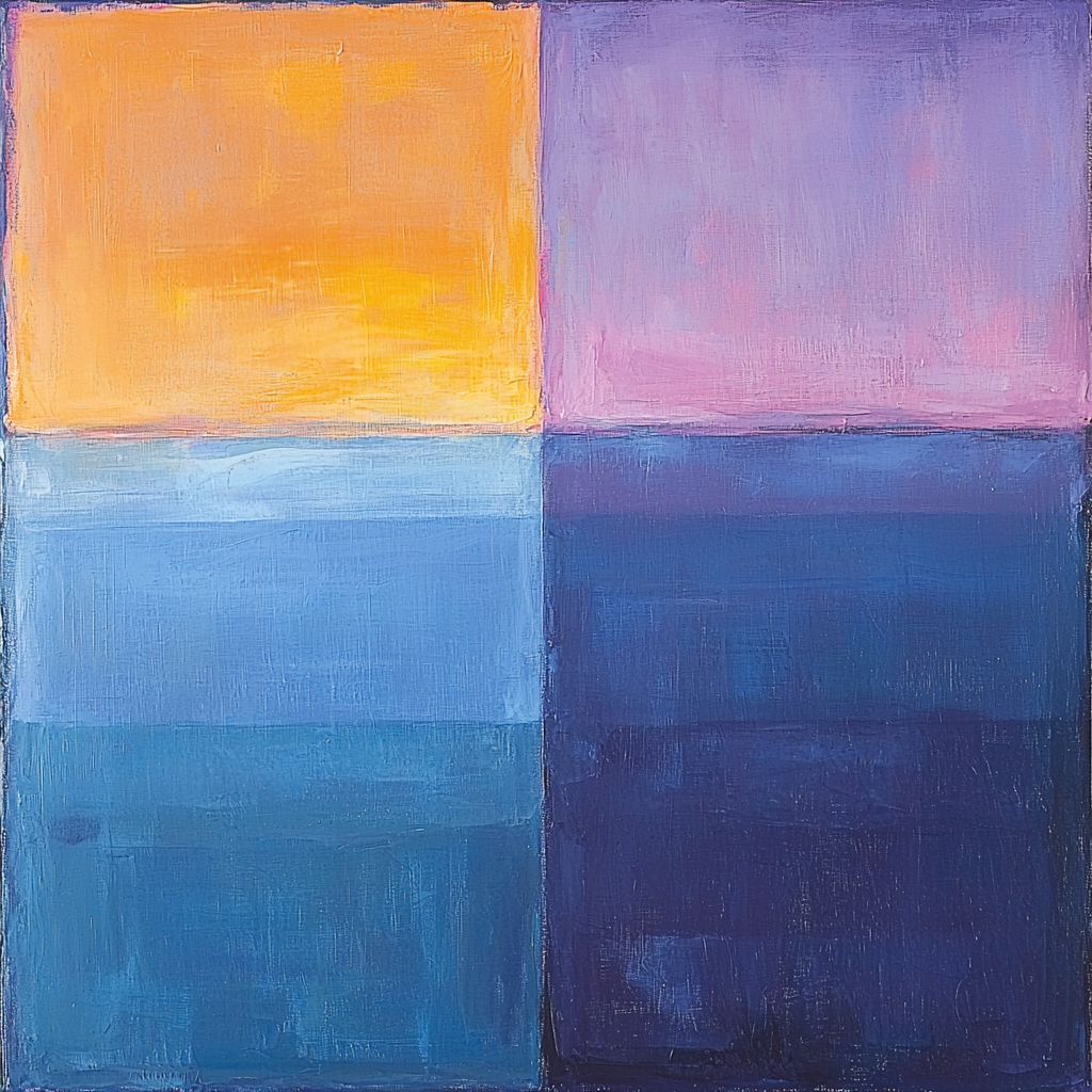 Mark Rothko Inspired Elysium Of Color Numbered Painting Kits