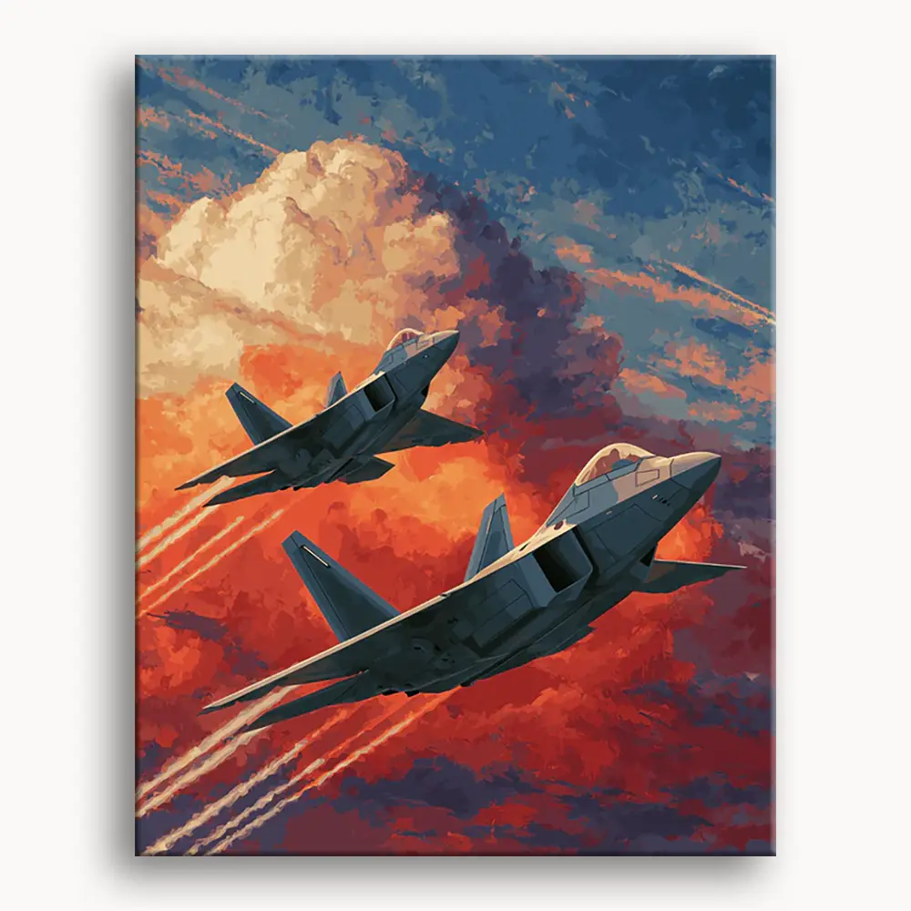 Happy Painting Exclusive DIY Paint by Number Kit Stress Relief Relaxation Toys Beginner Painting Kits Handicrafts with Lions Flowers & Birds Designs