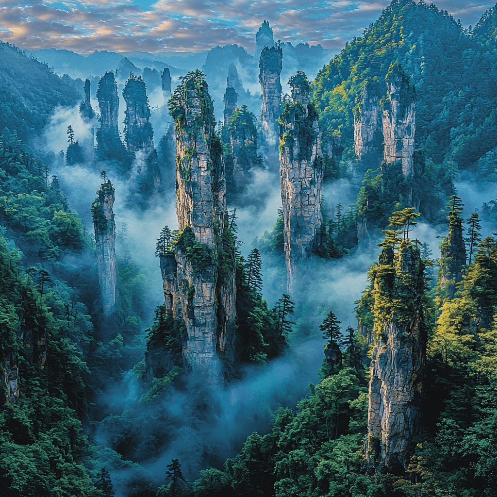 Wulingyuan Scenic Area - China Paint By Number