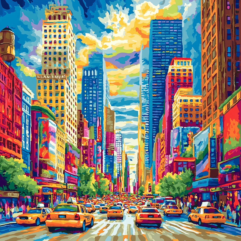 Edward Hopper Inspired Metropolitan Echoes Painting By Numbers Kit