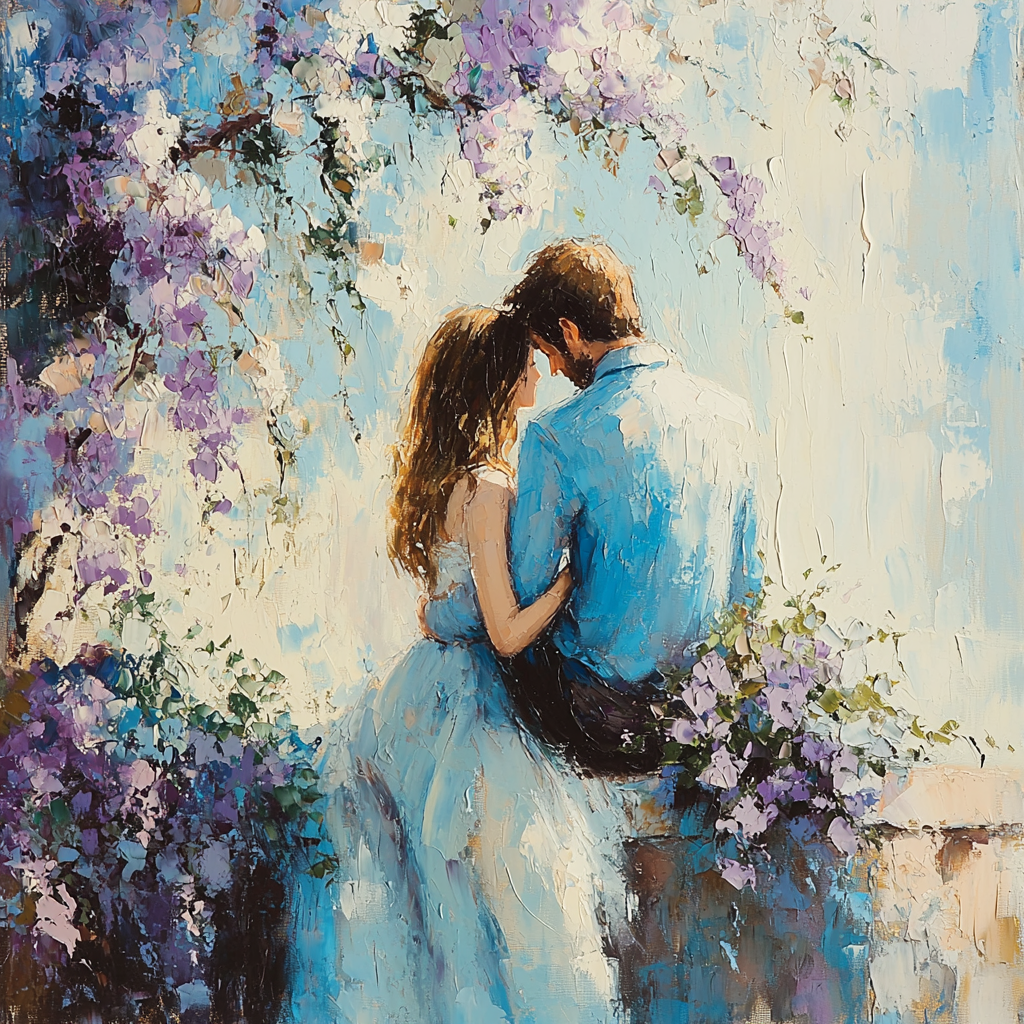 In The Embrace Of Love Paint By Numbers Art