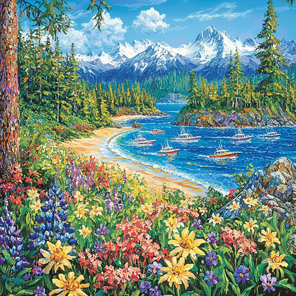 Vancouver Island - British Columbia Paint By Number