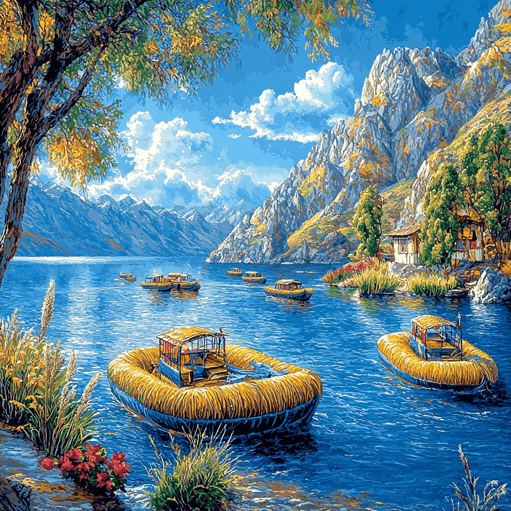 Lake Titicaca Paint By Number