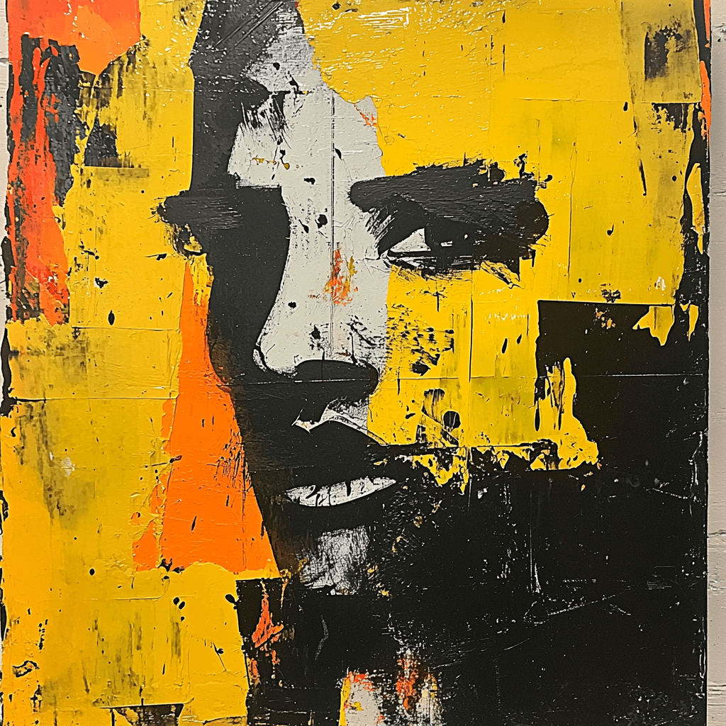 Jean-Michel Basquiat Inspired Silent Echoes Of Identity Numbered Painting Kits