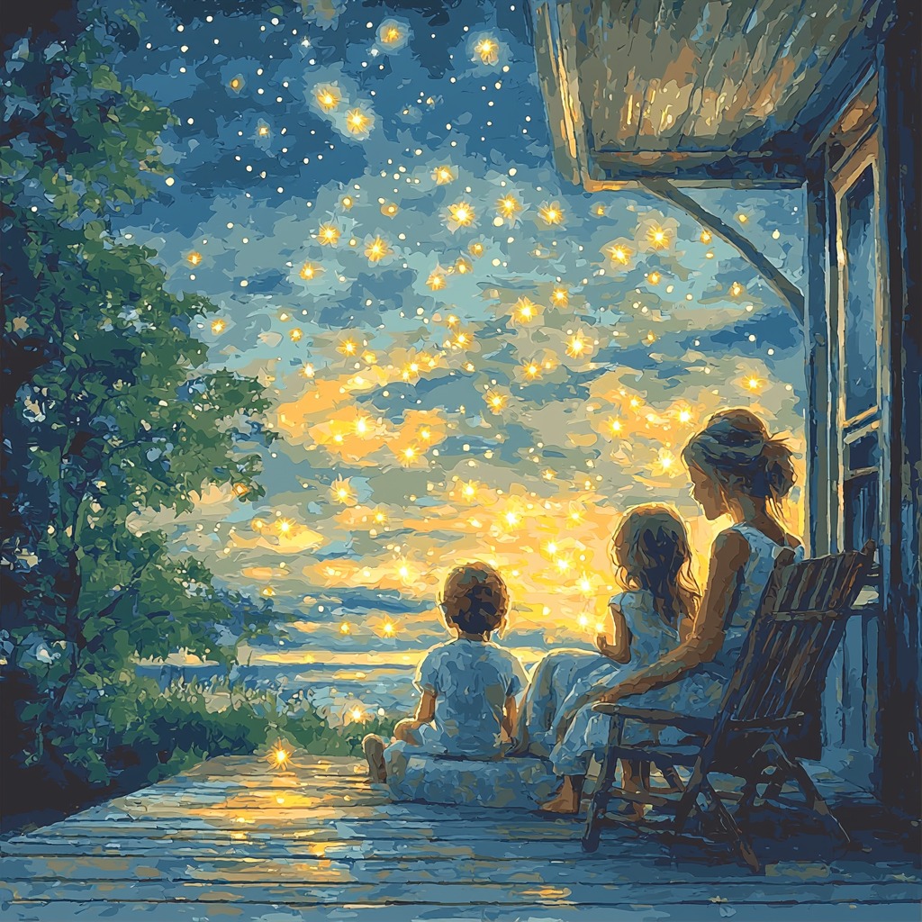 Mother's Love Illuminated Paint By Number