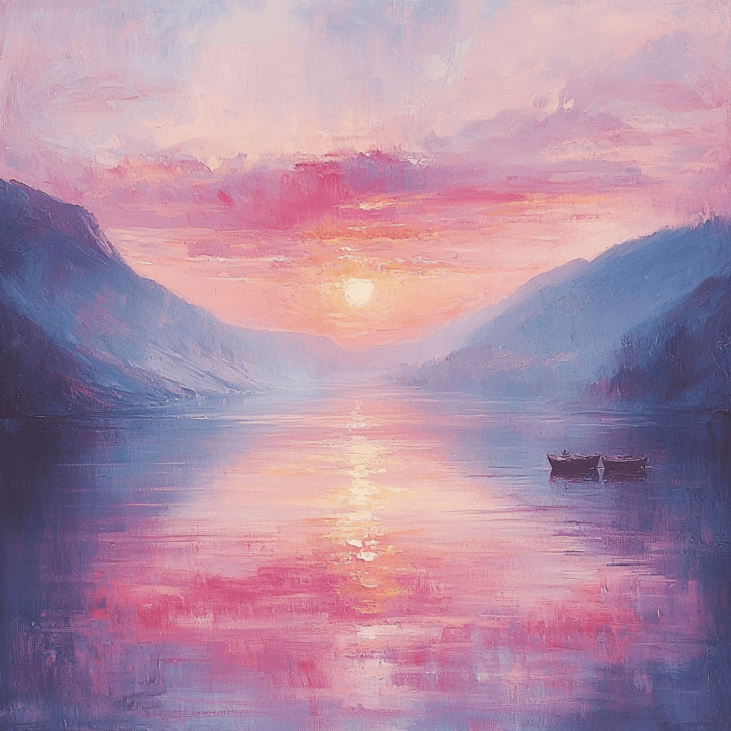 J.M.W. Turner Inspired Twilight Dreams Paint By Numbers Kits