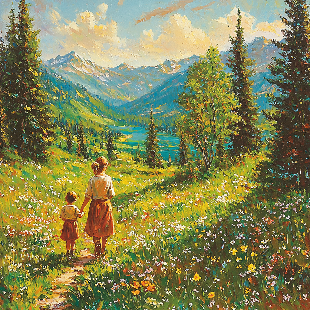 A Mother’s Adventure Paint By Numbers Art