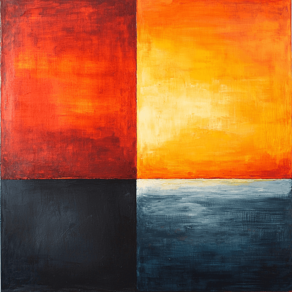Mark Rothko Inspired Timeless Symphony Of Colors DIY Paint By Numbers