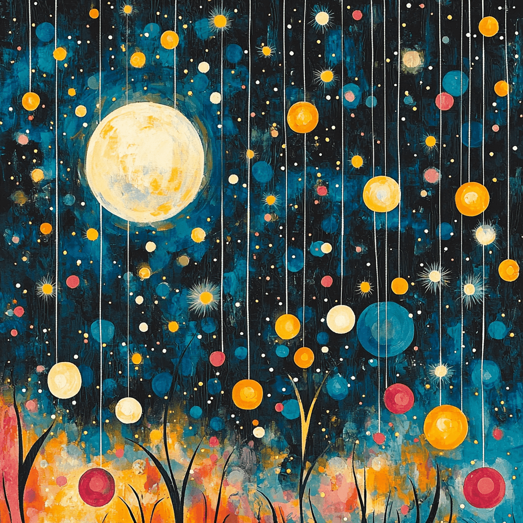 Joan Miró Inspired Cosmic Whirlwind Of Wonder Numbered Painting Kits