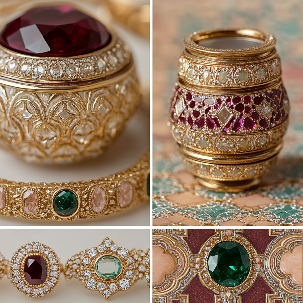 Klimt Inspired Jewelry Box Numbered painting kits