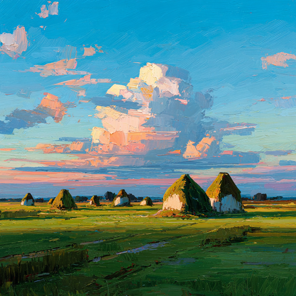 John Constable Inspired Hayrick Paint by numbers art