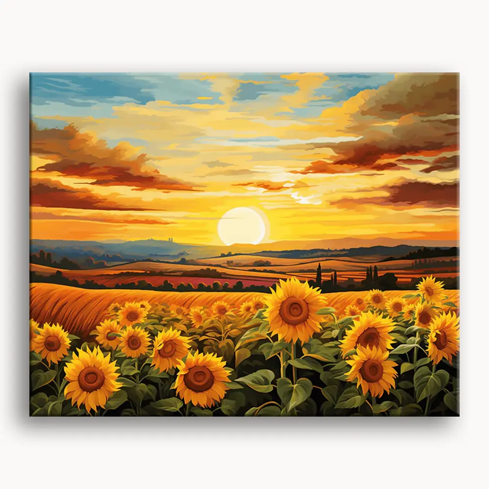 Happy Painting Exclusive DIY Paint by Number Kit Stress Relief Relaxation Toys Beginner Painting Kits Handicrafts with Lions Flowers & Birds Designs