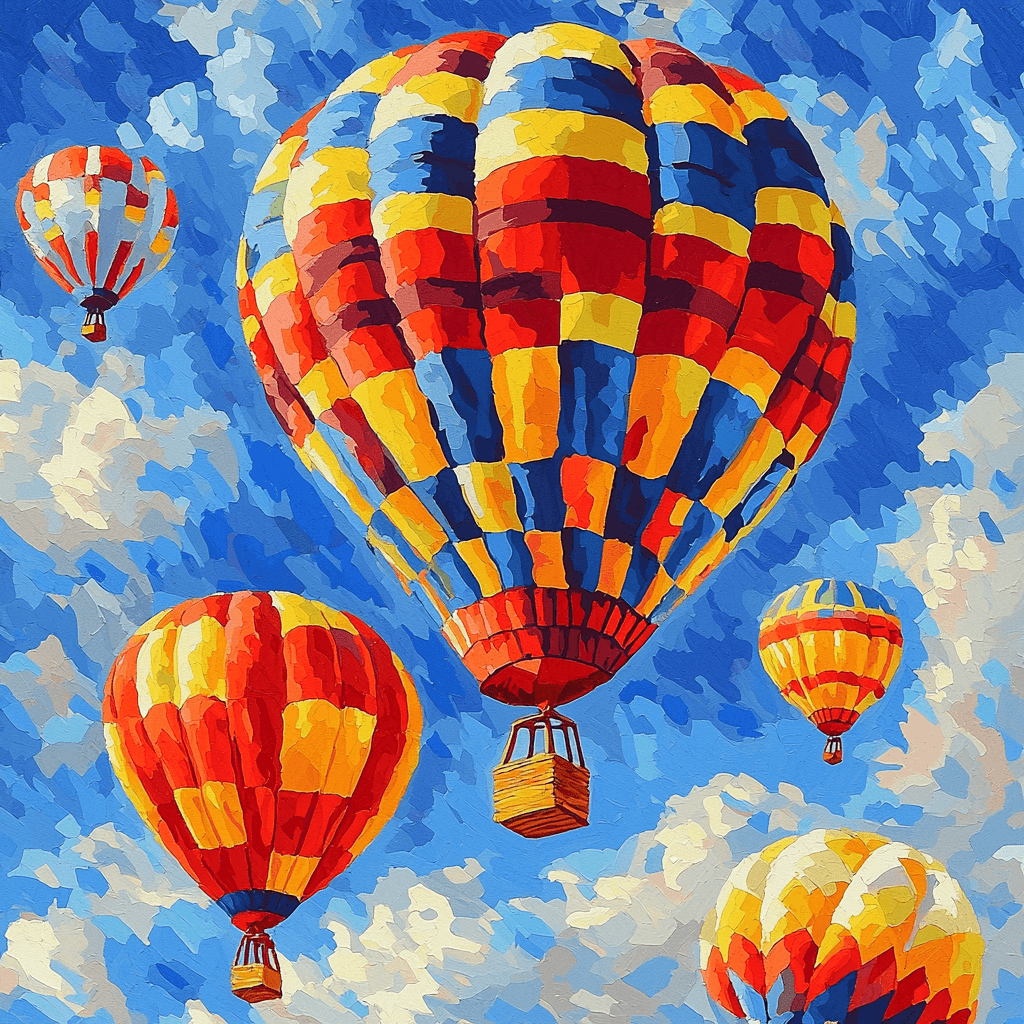 Matisse Inspired Ethereal Skyways Paint By Numbers Art