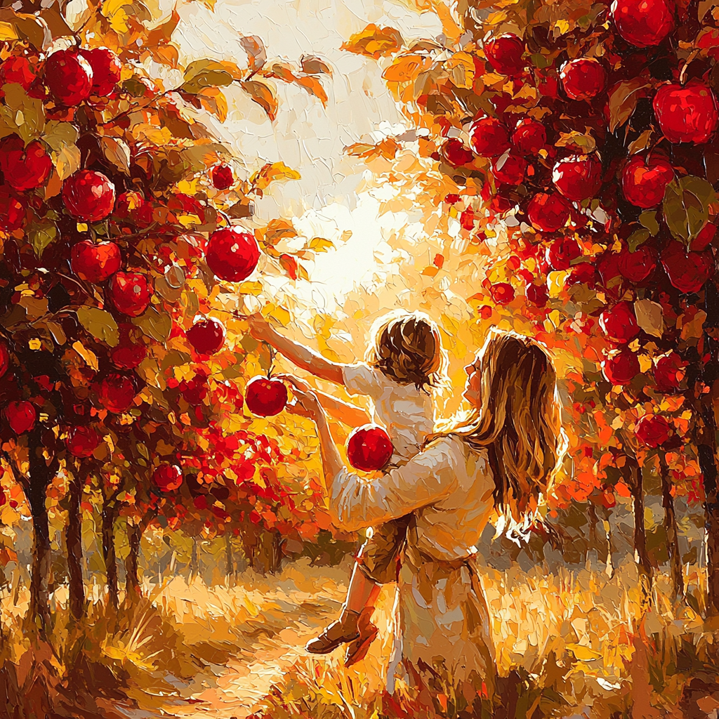 In The Orchard’s Glow Painting Number Kit